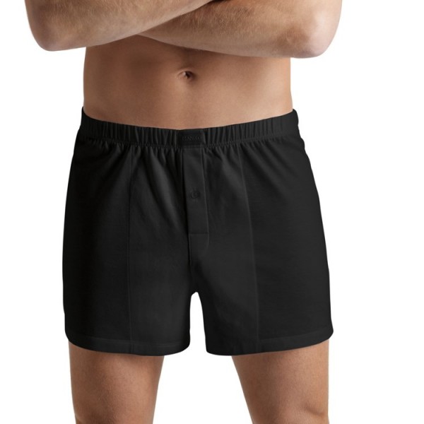 Hanro "COTTON SPORTY" schwarze Boxer
