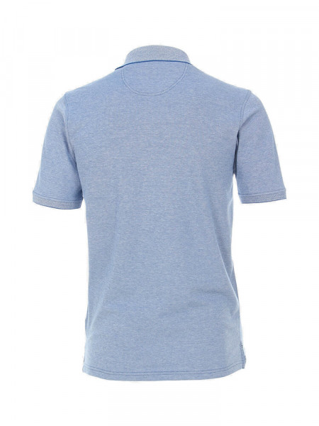 CASAMODA Poloshirt Mittelblau Extrafeine Qualität