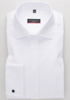 Eterna overhemd MODERN FIT TWILL wit met Klassieke Kentkraag in moderne snit