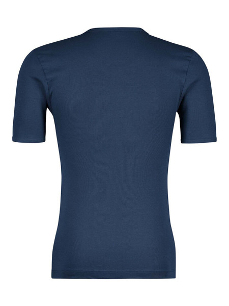 HUBER Regular Fit Marine Feinripp