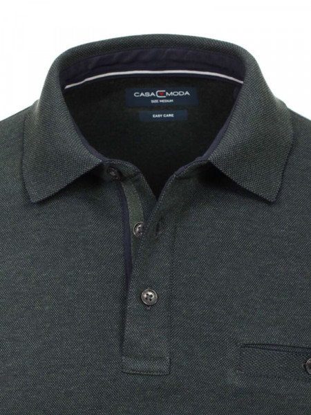 CASAMODA Poloshirt Grün Piqué - Ansicht 1