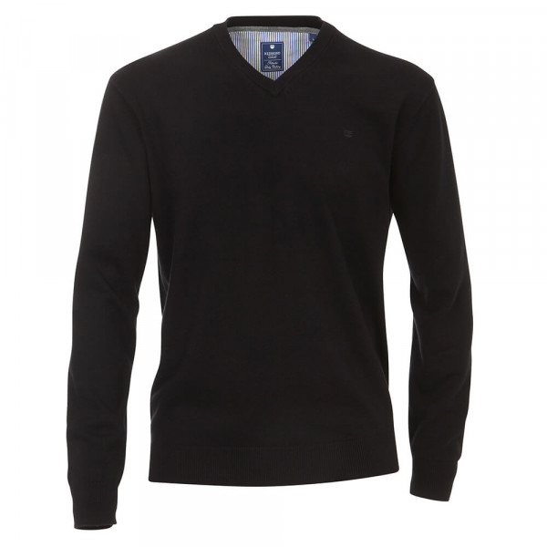 Redmond jumper black in classic cut