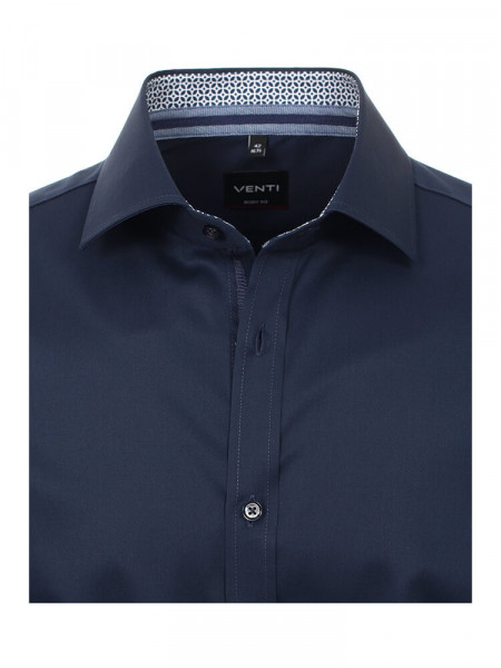 VENTI Slim Fit Hemd Marine Kent Twill - Ansicht 1