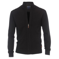 Cardigan Redmond noir en coupe classique