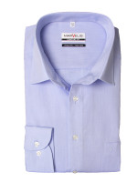 Camisa Marvelis COMFORT FIT CHAMBRAY azul claro con cuello Nuevo Kent de corte clásico