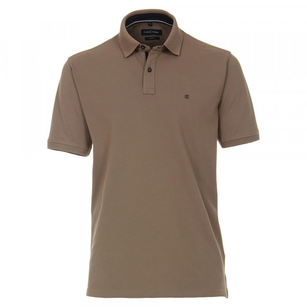 CASAMODA Poloshirt grau in klassischer Schnittform