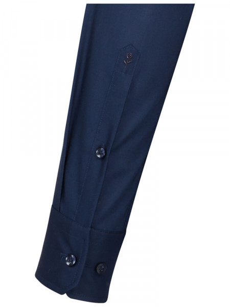 SEIDENSTICKER Tailored Fit Hemd Marine Business Kent Popeline - Ansicht 1