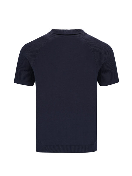 TOM RIPLEY Poloshirt Marine Extrafeine Qualität