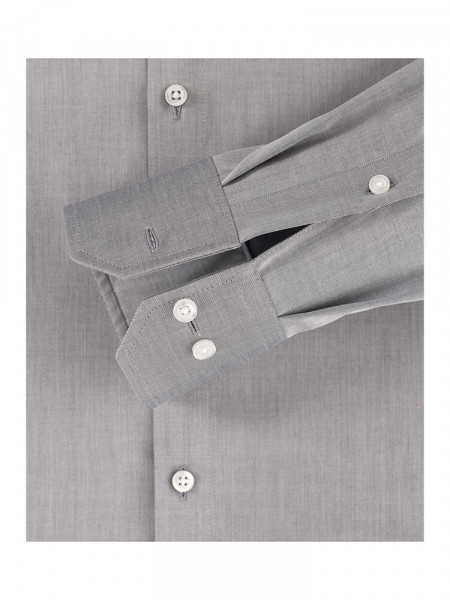 VENTI Regular Fit Hemd Hellgrau Kent Twill - Ansicht 2