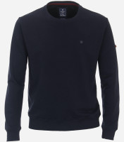 Ponticello Redmond REGULAR FIT MAGLIA blu scuro con Collo rotondo collar in taglio classico