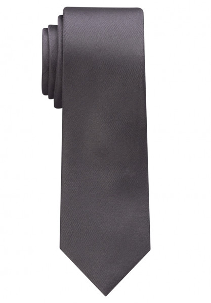 Eterna Krawatte anthrazit unifarben 9029-35 | MENSONO