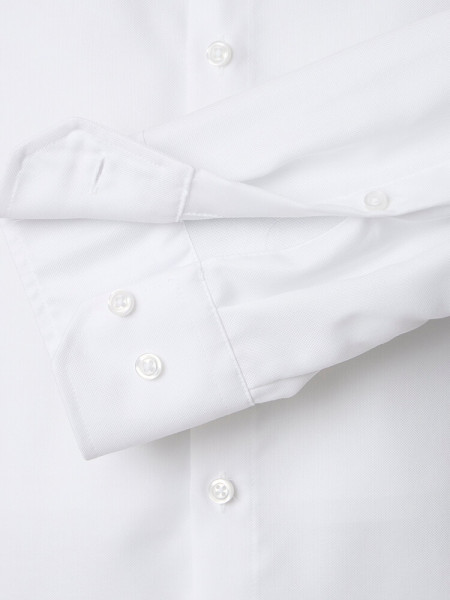 VENTI Regular Fit Hemd Weiß Button-Down Fein Oxford - Ansicht 2