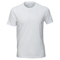 Venti T-shirt in white with round neck in a double pack