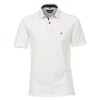 CASAMODA Poloshirt weiss in klassischer Schnittform