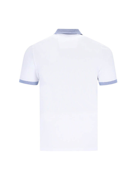 TOM RIPLEY Poloshirt Weiß Extrafeine Qualität