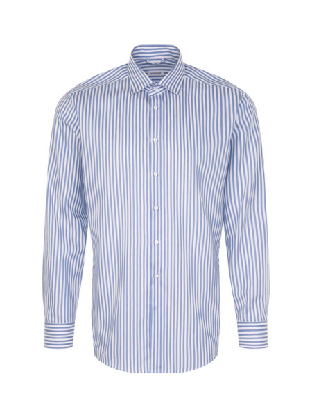 SEIDENSTICKER Regular Fit Hemd Hellblau New Kent Struktur