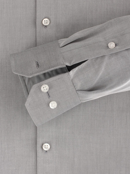 VENTI Regular Fit Hemd Hellgrau Kent Twill - Ansicht 2