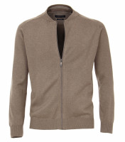 CASAMODA Strickjacke hellbraun in klassischer Schnittform