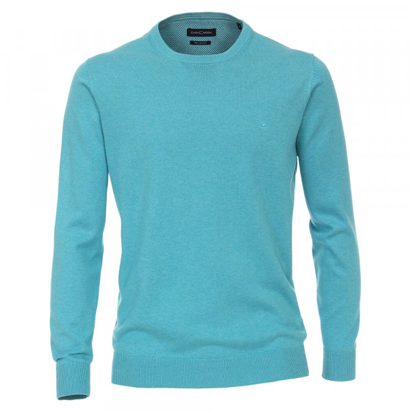 CASAMODA Pullover hellblau in klassischer Schnittform