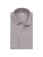 Camisa Seidensticker SLIM ESTRUCTURA gris con cuello Business Kent de corte estrecho