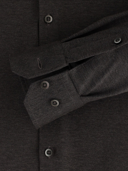 VENTI Regular Fit Hemd Anthrazit Kent Jersey - Ansicht 2