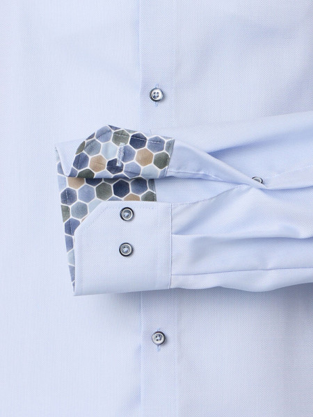 VENTI Regular Fit Hemd Hellblau Kent Popeline - Ansicht 2