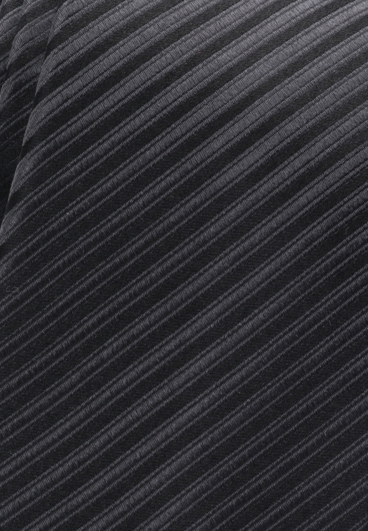 Eterna Krawatte schwarz gestreift 9716-39 | MENSONO