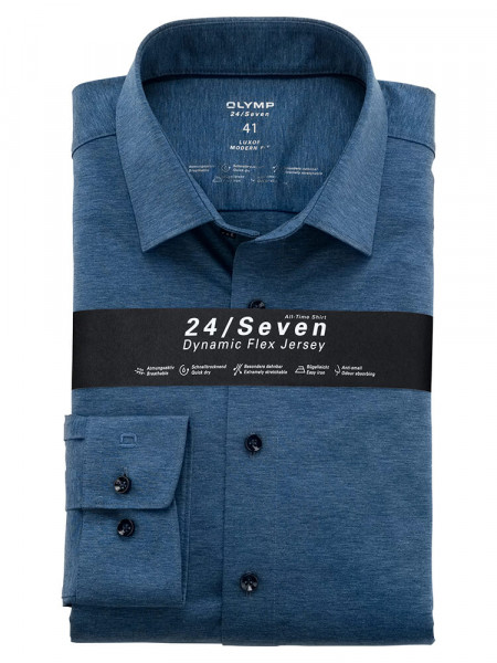 OLYMP Luxor 24/Seven modern fit jersey shirt
