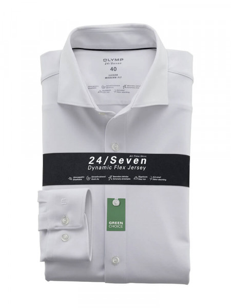 OLYMP Luxor 24/Seven modern fit jersey shirt
