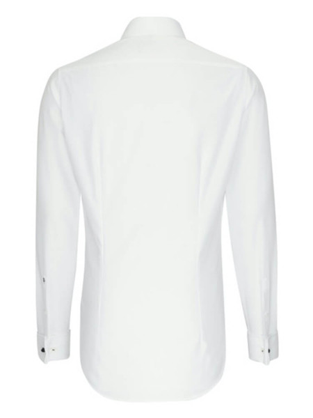 SEIDENSTICKER Slim Fit Hemd Hellbeige Business Kent Twill