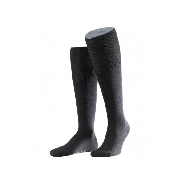 FALKE AIRPORT medias de la rodilla antracita