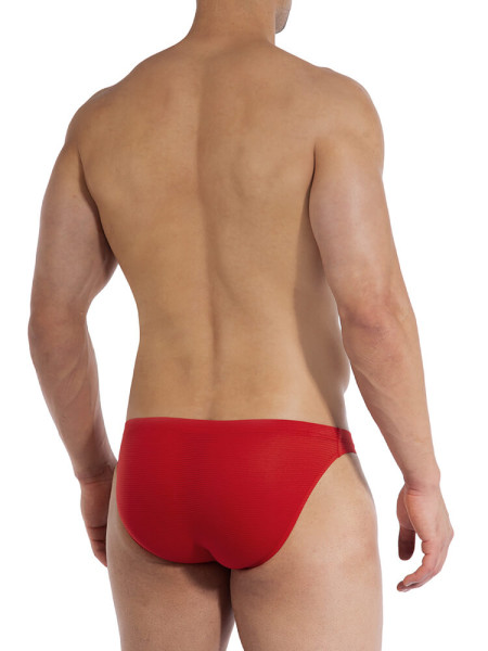 OLAF BENZ Regular Fit Rot Microfaser