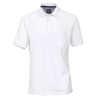 Polo Redmond blanco de corte clásico