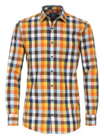 Camisa Redmond REGULAR FIT TWILL amarillo con cuello Button Down de corte clásico