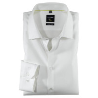 Camicia OLYMP No. Six super slim TWILL beige con Urban Kent collar in taglio super stretta