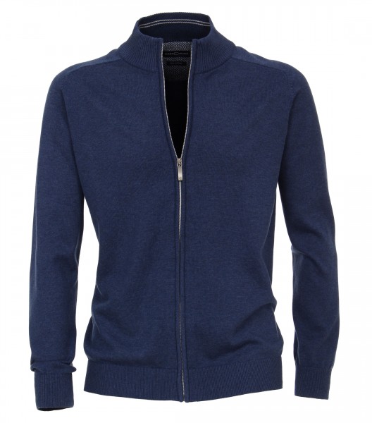 Cardigan CASAMODA bleu moyen en coupe classique