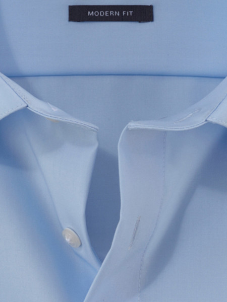 OLYMP Regular Fit Hemd Hellblau New Kent Popeline
