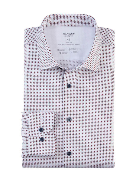 OLYMP Level Five 24/Seven body fit jersey overhemd