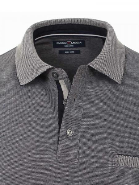 CASAMODA Poloshirt Dunkelblau Piqué - Ansicht 1