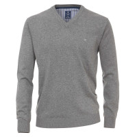 Pullover Redmond grigio in taglio classico