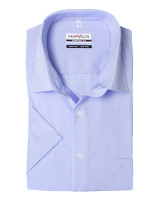 Camisa Marvelis COMFORT FIT CHAMBRAY azul claro con cuello Nuevo Kent de corte clásico