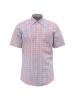 Seidensticker Hemd REGULAR FIT TWILL rot mit Button Down Kragen in moderner Schnittform