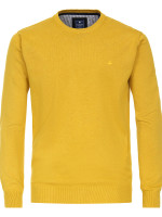 Ponticello Redmond REGULAR FIT MELANGE giallo con Collo rotondo collar in taglio classico