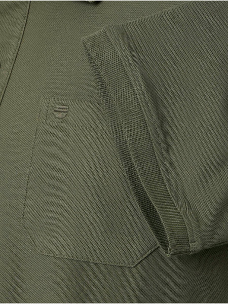 REDMOND Poloshirt Dunkelgrün Piqué - Ansicht 2