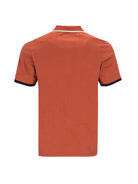 TOM RIPLEY Poloshirt Orange Extrafeine Qualität