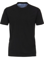 Redmond T-shirt REGULAR FIT JERSEY zwart met Ronde hals -kraag in klassieke snit