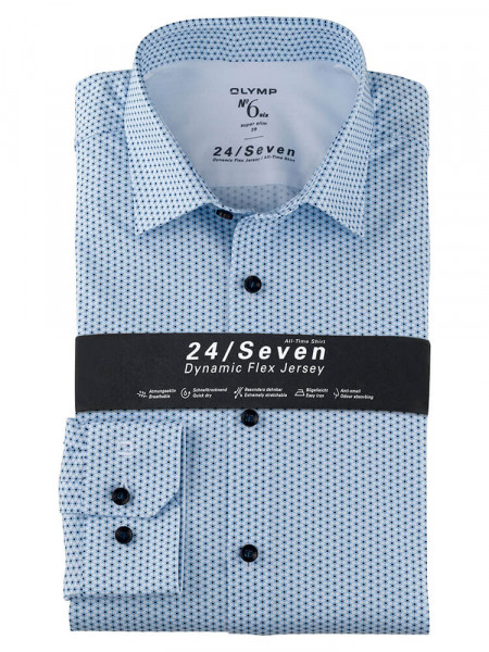 Camisa de jersey OLYMP No. Six 24/Seven super slim