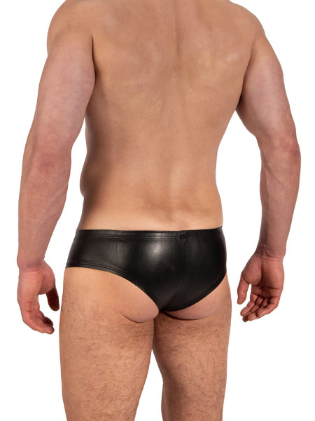 MANSTORE Regular Fit Schwarz Microfaser