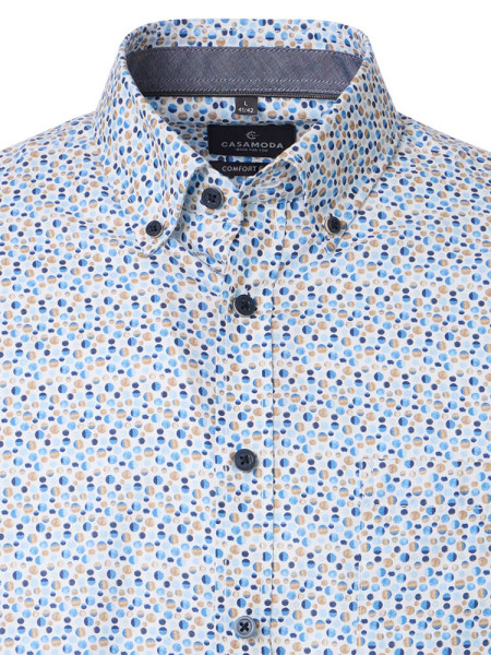 CASAMODA Comfort Fit Hemd Braun Button-Down Easy Care  - Ansicht 1