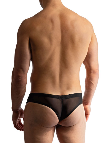 MANSTORE Regular Fit Schwarz Microfaser